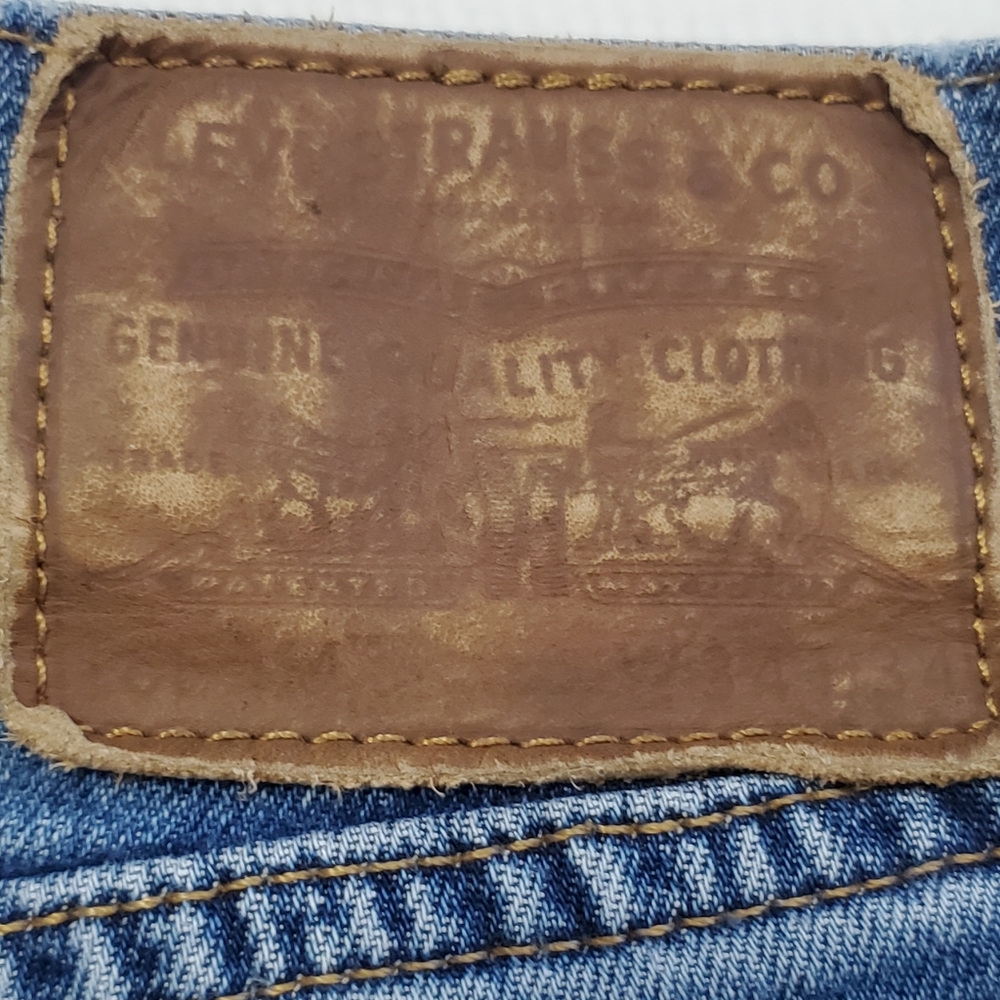 Levi's Premium 514 Big E Straight Fit Jeans 34 Waist - Picture 8 of 12